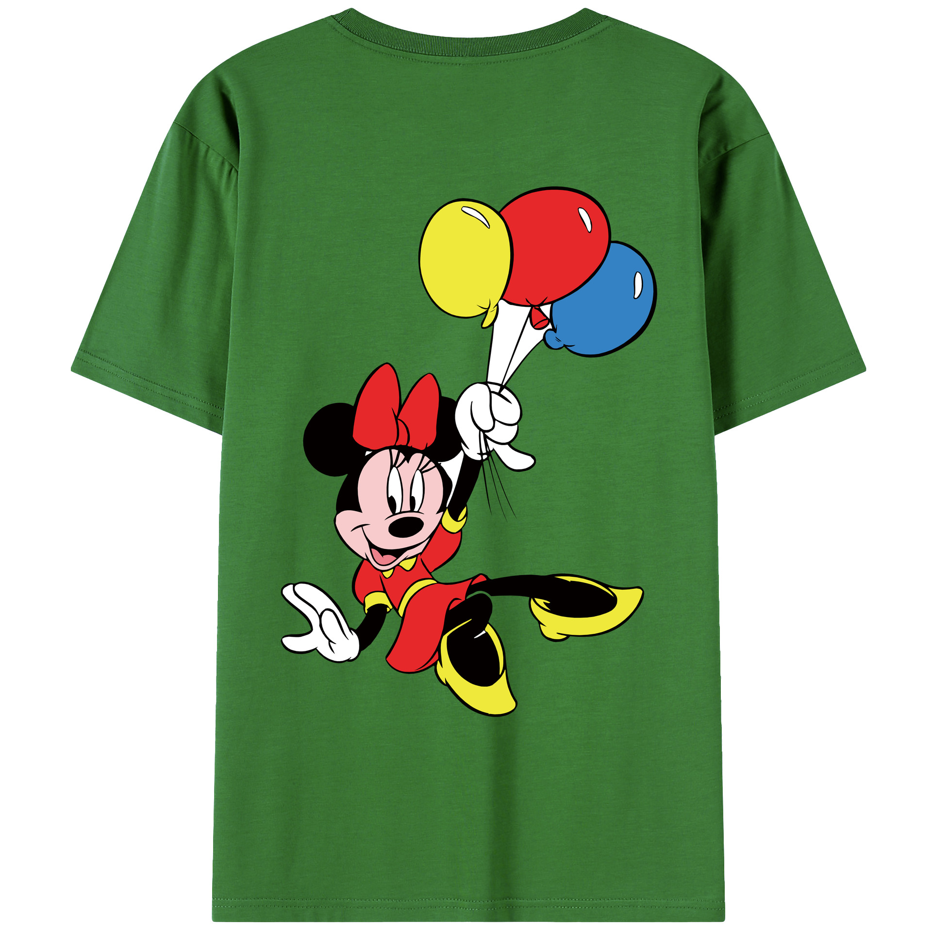 （画像用） ミッキーマウス Mickey Mouse レディース半袖Tシャツ(バックプリント)